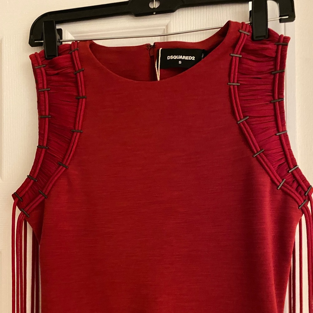 Dsquared red dress